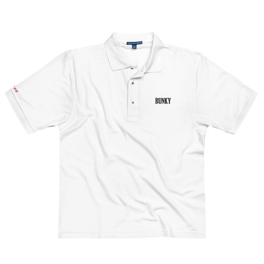 Bunky Performance Polo - White Colorway